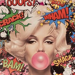 Print, Marilyn Balloon Comics, Brain Roy