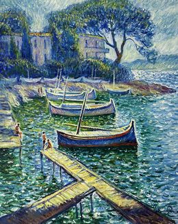 Gemälde, Morning at Cap d'Antibes, Andrii Chebotaru