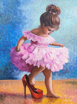 Peinture, Little Lady, Karine Harutyunyan