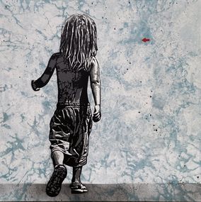 Gemälde, Rasta kid, Jef Aérosol