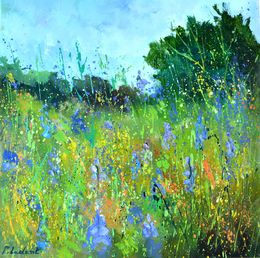Gemälde, Wild summer flowers, Pol Ledent