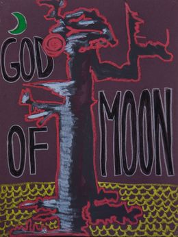 Peinture, God of Moon, Lola Sergounine