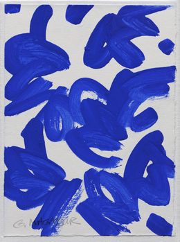 Painting, Série : Poisson-Feuilles - Langage graphique du végétal et fluidité de la ligne, Gwenaëlle Magadur