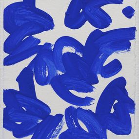 Gemälde, Série : Poisson-Feuilles - Langage graphique du végétal et fluidité de la ligne, Gwenaëlle Magadur