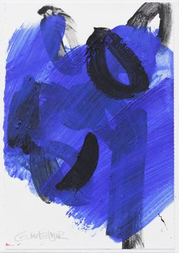 Painting, Série : Poisson-Feuilles - Langage graphique du végétal et fluidité de la ligne, Gwenaëlle Magadur