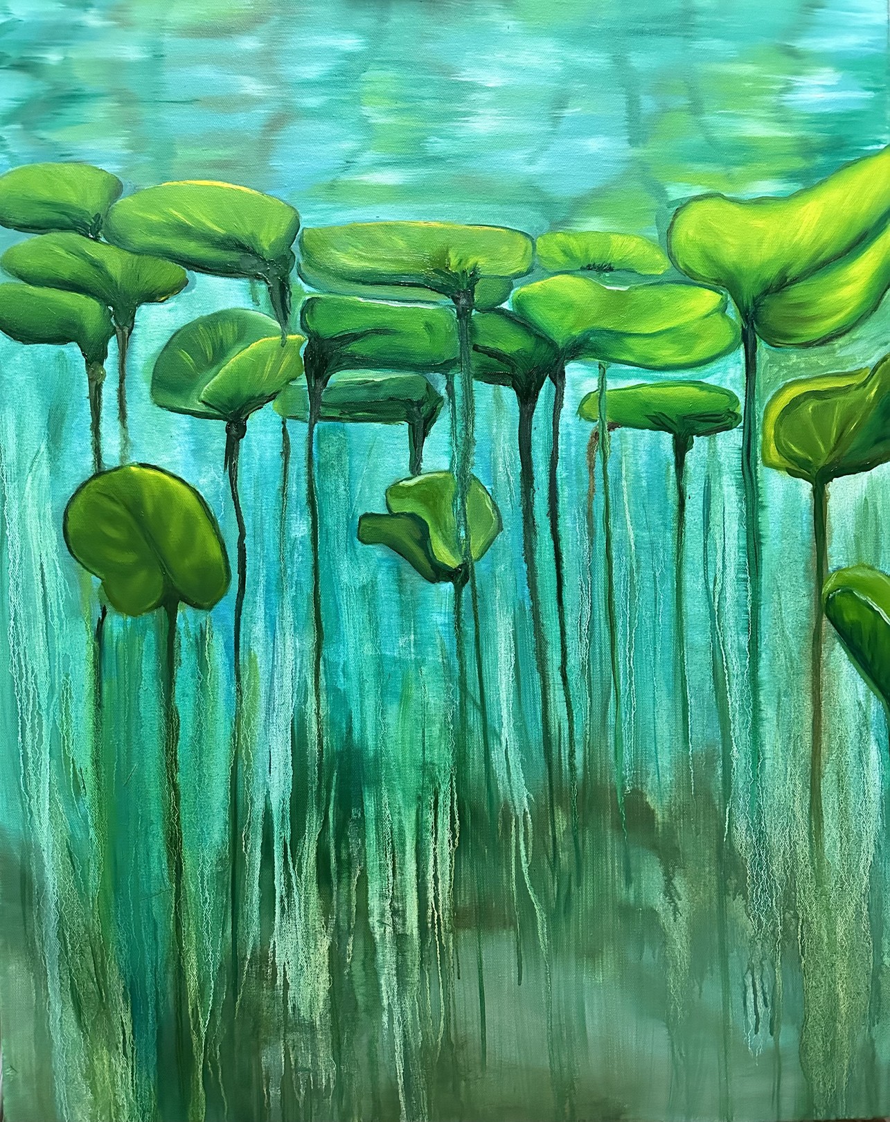 Vitalia Shkurpelo, Underwater Waterlilies Vitalia Shkurpelo, Underwater Waterlilies