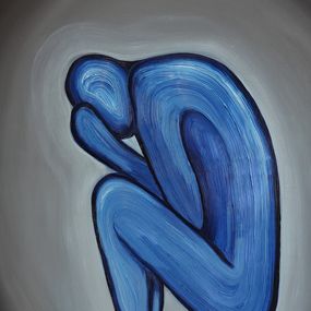 Gemälde, Loneliness, Vitalia Shkurpelo