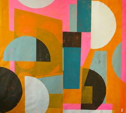 Peinture, Fractured BiG Orange, Ronald Hunter