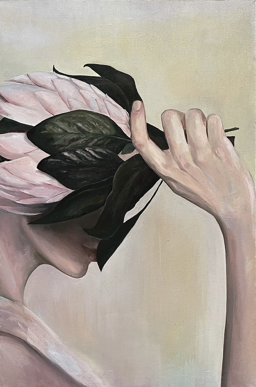 Mariia Ivanova, Woman with protea Mariia Ivanova, Woman with protea