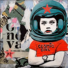 Gemälde, Cosmic girl, Britt