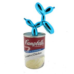 Escultura, Campbell soup x Balloon Dog (Sea Blue), Koen Betjes