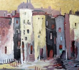 Painting, Time-Worn Walls, Davit Arstamyan