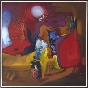 Painting, Birth of Genius, Anatoly Kost