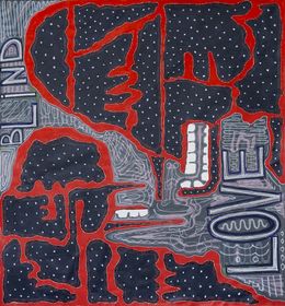 Painting, Blind Love, Lola Sergounine