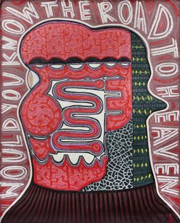 Painting, Road to Heaven, Lola Sergounine