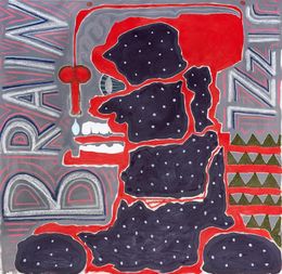Painting, Brain Jizzl, Lola Sergounine