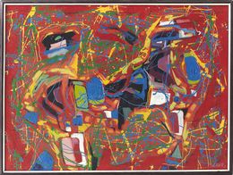 Peinture, Image of joy on green grass, Anatoly Kost