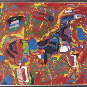 Gemälde, Image of joy on green grass, Anatoly Kost