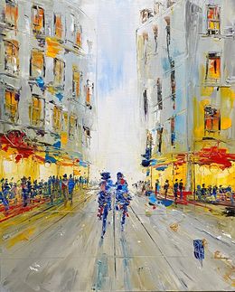 Gemälde, Jour de ville, Christian Raffin