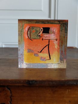 Sculpture, Portrait Du Marcheur Street art-1, SmaK-titi