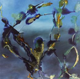 Peinture, Metamorphose II - Thème de l'oxydation, matière et couleur, Anne Pommier