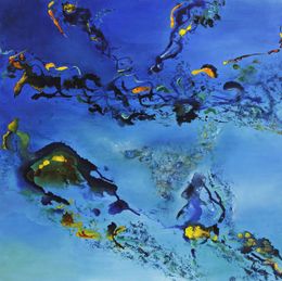 Peinture, Metamorphose I - Thème de l'oxydation, matière et couleur, Anne Pommier