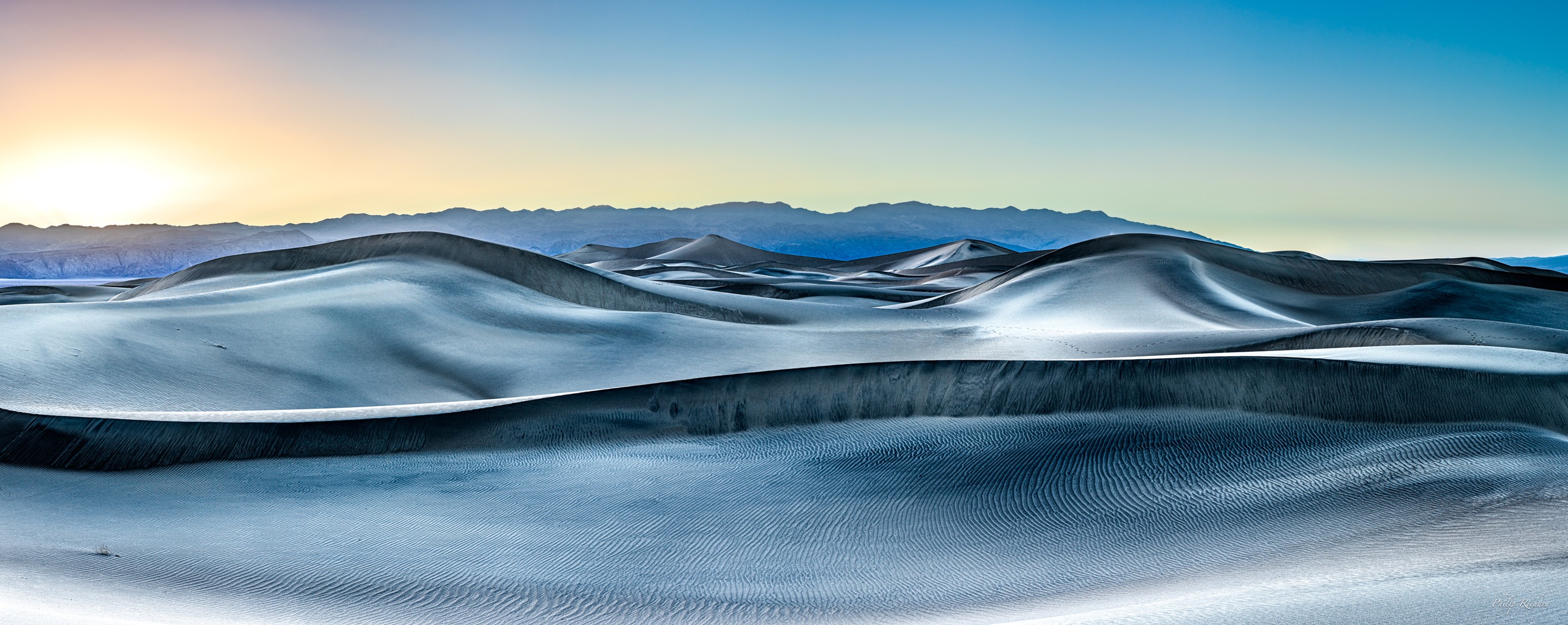 Philip Richard, Dunes - Heure Bleue 1/5 Diasec Philip Richard, Dunes - Heure Bleue 1/5 Diasec