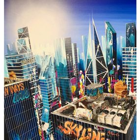 Peinture, Sky Line, Pierre Barillot