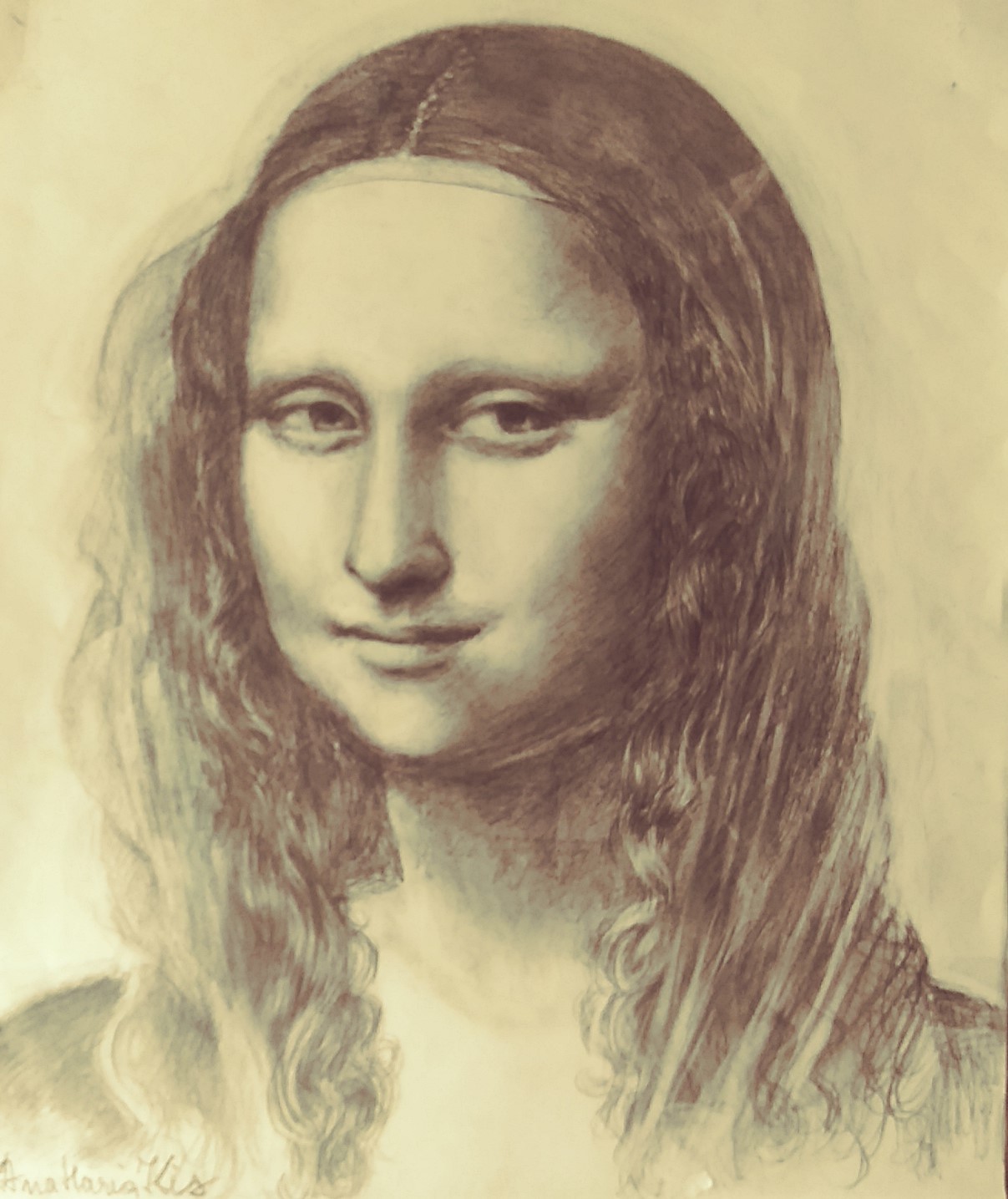 Ana Maria Kis, Mona Lisa colorless Ana Maria Kis, Mona Lisa colorless