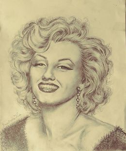 Fine Art Drawings, Marilyn Monroe, Ana Maria Kis