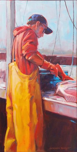 Peinture, Fisherman, Veronica Schmitt