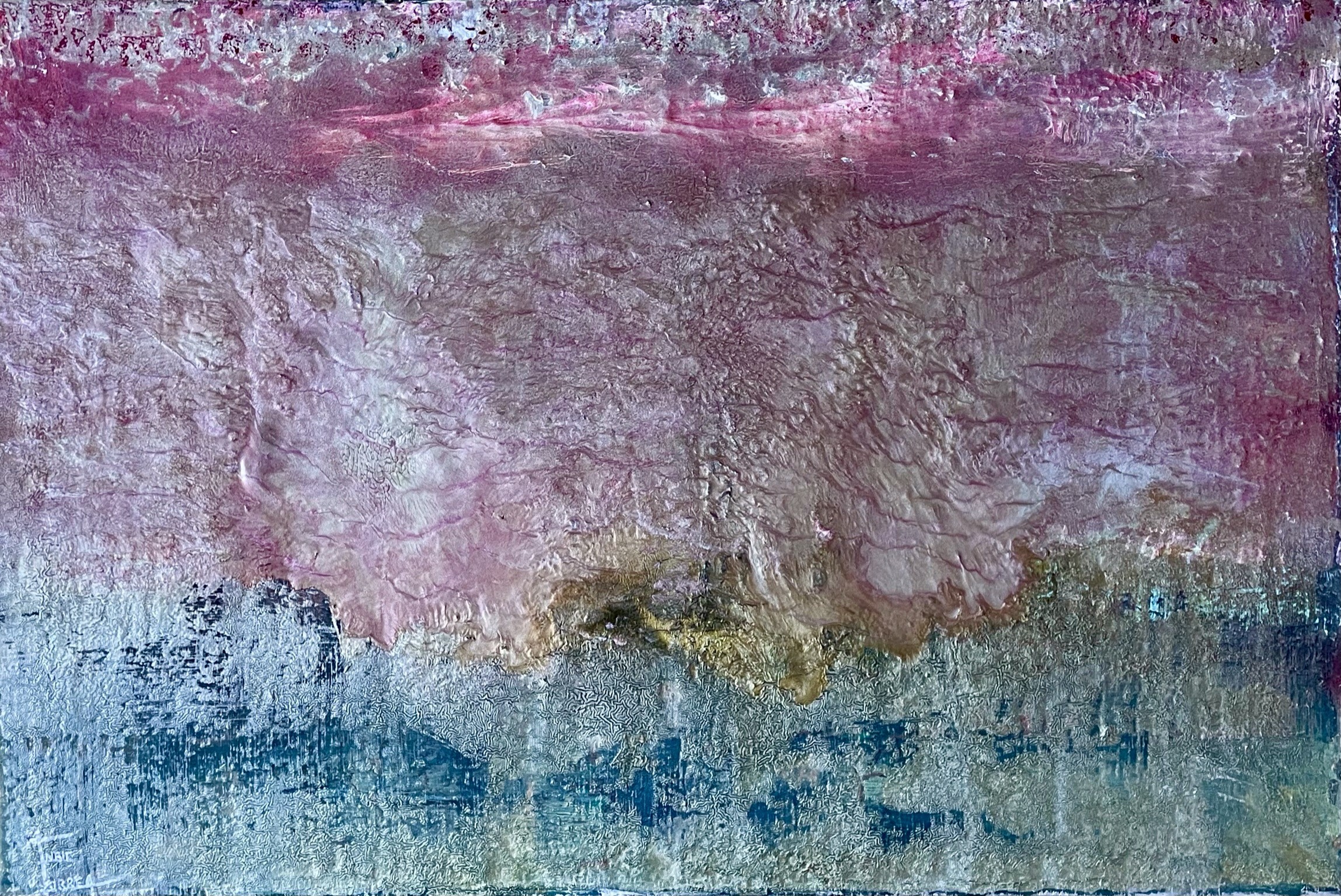 Enric Correa, Composition in metallic pink Enric Correa, Composition in metallic pink