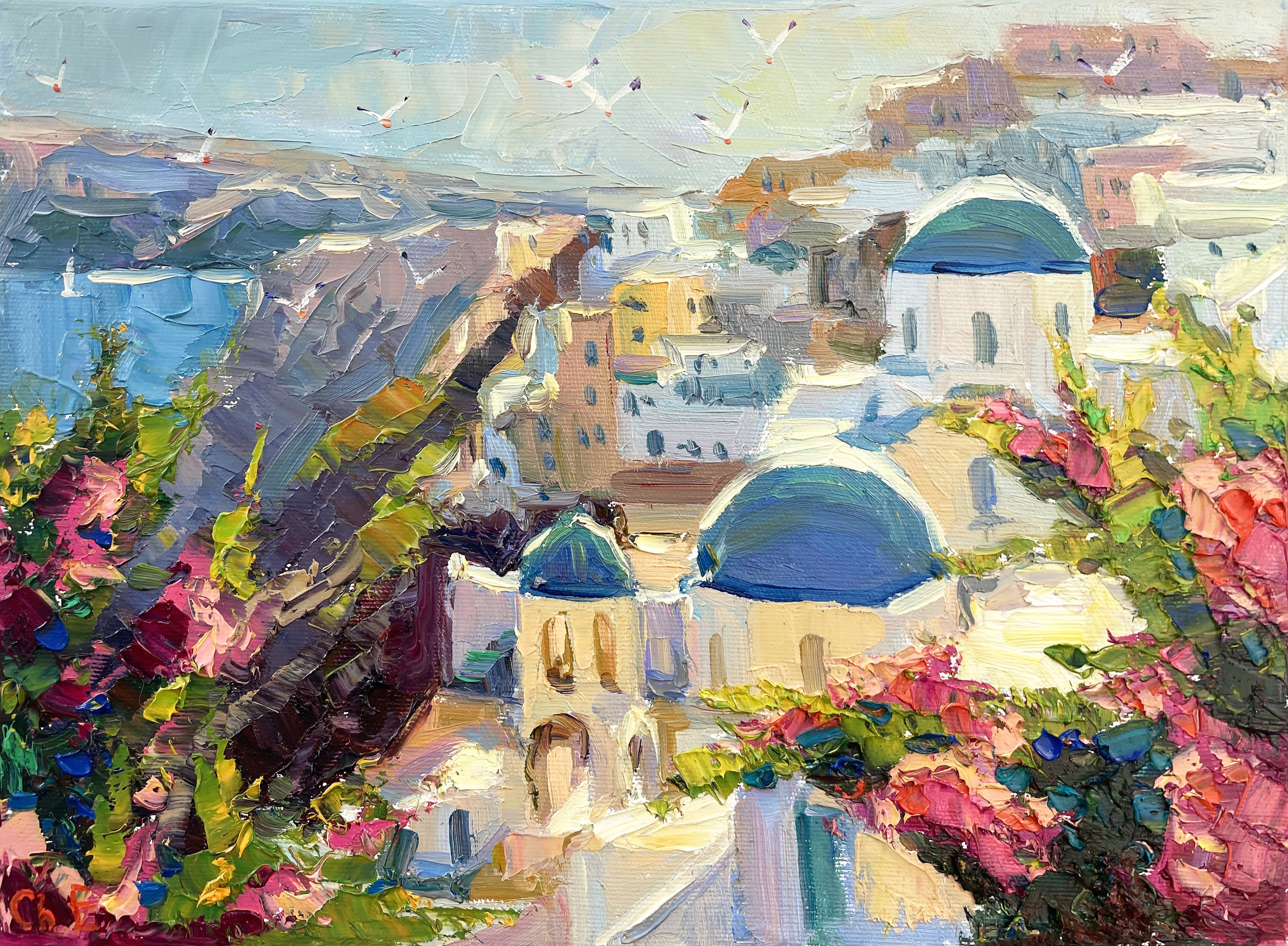Evgeny Chernyakovsky, City on the mountain Evgeny Chernyakovsky, City on the mountain