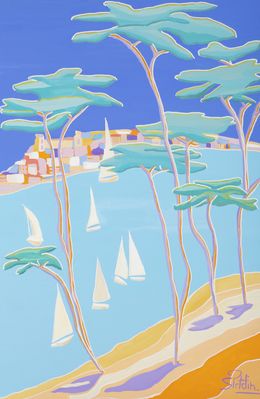 Gemälde, Paisible été à Saint Tropez, Sophie Petetin