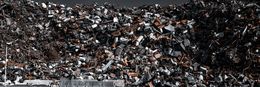 Fotografien, Panoramic Metal Scrapyard in a port terminal, Beyti Barbaros