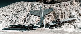 Photography, Panoramic Military Plane Wreckage, Beyti Barbaros