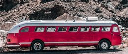 Photography, Abandoned Bus in the desert, Beyti Barbaros