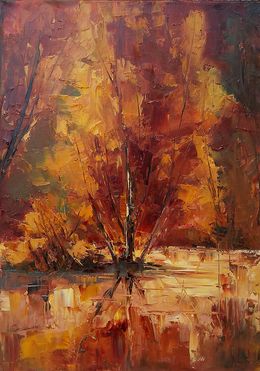 Painting, Automne écrasant, Milcheva Emilia