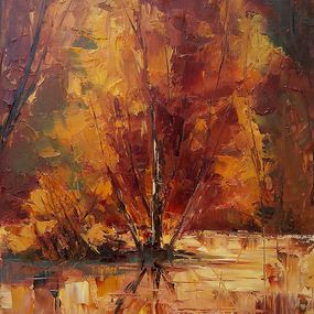 Peinture, Automne écrasant, Milcheva Emilia