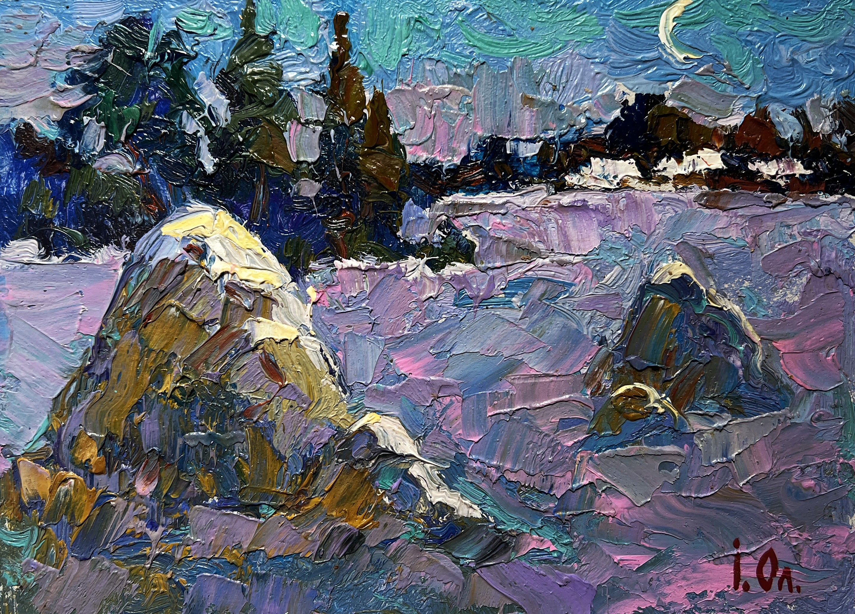 Ivanyuk Oleksiy, The field was covered with snow Ivanyuk Oleksiy, The field was covered with snow