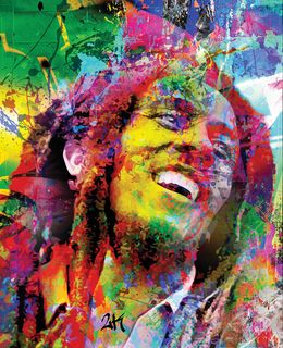 Peinture, Bob Marley, 2Kyff