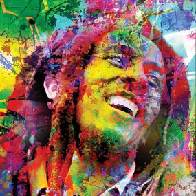 Gemälde, Bob Marley, 2Kyff