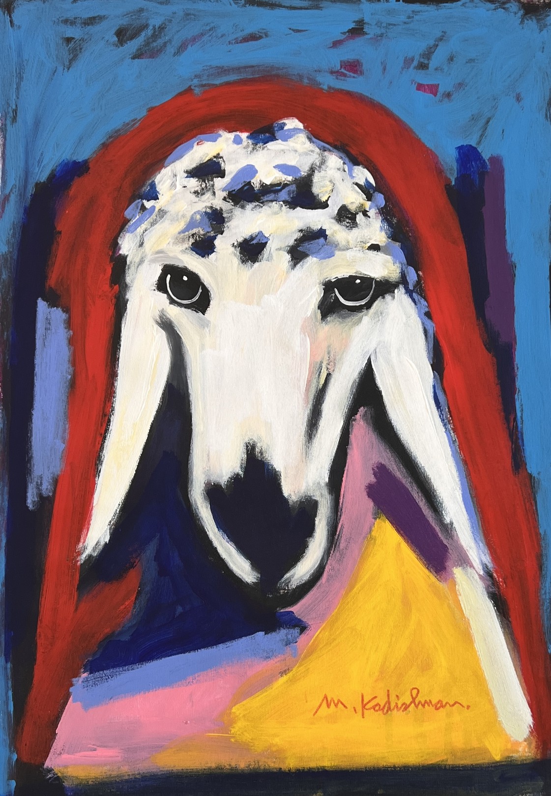 Menashe Kadishman, Sheep Menashe Kadishman, Sheep
