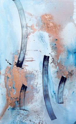 Painting, To The Moon, Poonam Choudhary