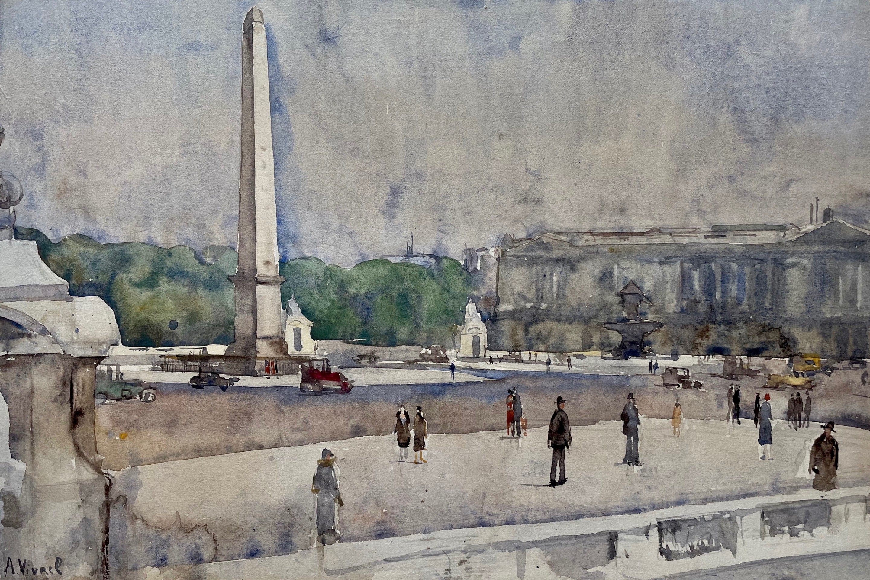 André-Léon Vivrel, Place de la Concorde Réf : CPBD1116 André-Léon Vivrel, Place de la Concorde Réf : CPBD1116