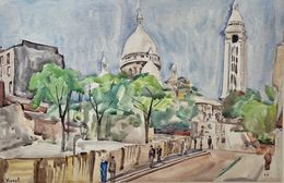 Gemälde, Le Sacré-Coeur Réf : CPBD1117, André-Léon Vivrel