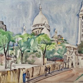 Gemälde, Le Sacré-Coeur Réf : CPBD1117, André-Léon Vivrel