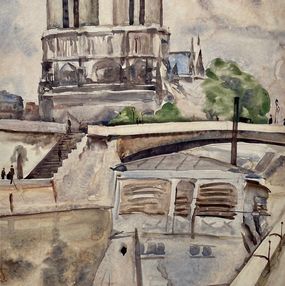Gemälde, Notre-Dame de Paris  Réf : CPBD1118, André-Léon Vivrel
