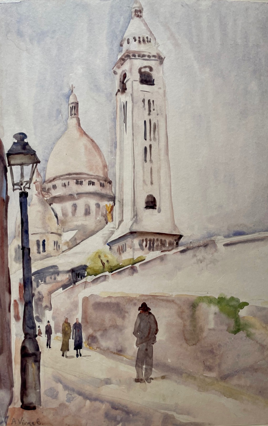 André-Léon Vivrel, Vu sur le Sacré-Coeur Réf : CPBD1120 André-Léon Vivrel, Vu sur le Sacré-Coeur Réf : CPBD1120