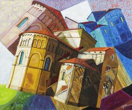 Peinture, Talmont devant derrière, N°25 - Eglise Sainte Radegonde, François Milcar